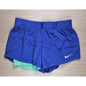 Nike Icon Woven Dri-fit Training Running‎ Shorts Size S Purple Green 522670-486